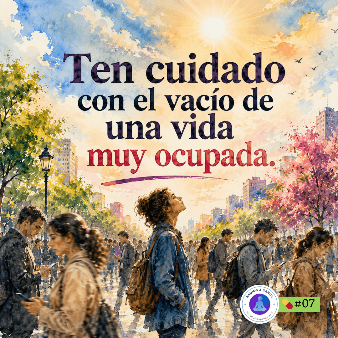 Vacio emocional de una vida muy ocupada Vacio emocional de una vida muy ocupada