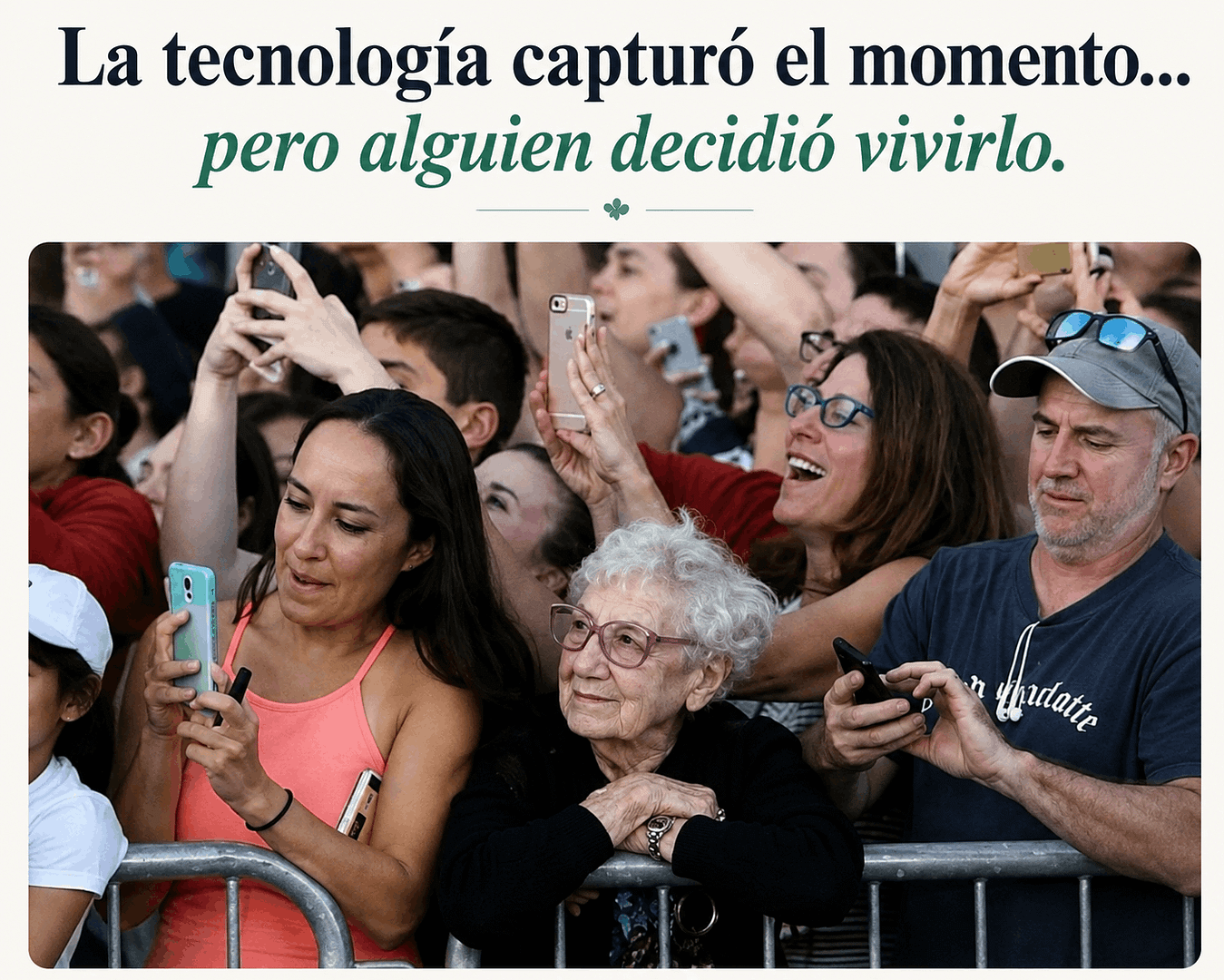 El mundo necesita más consciencia, no más tecnologia